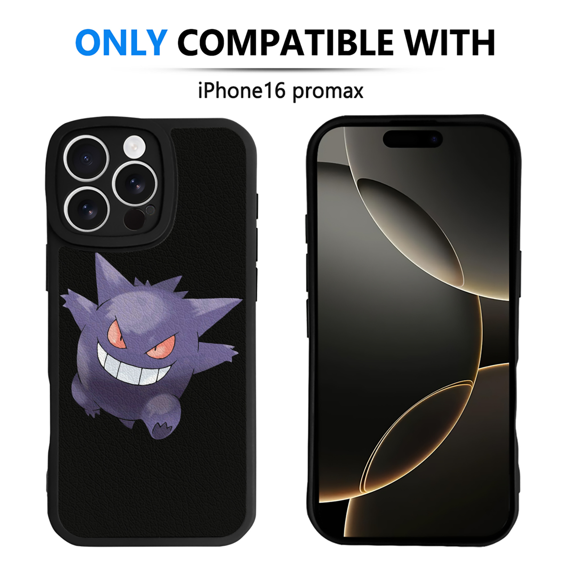 （画像用） ポケットモンスター Pokémon 【iPhone 16シリーズ対応】シリコンスマホケース（レザー調） 材質：シリコン